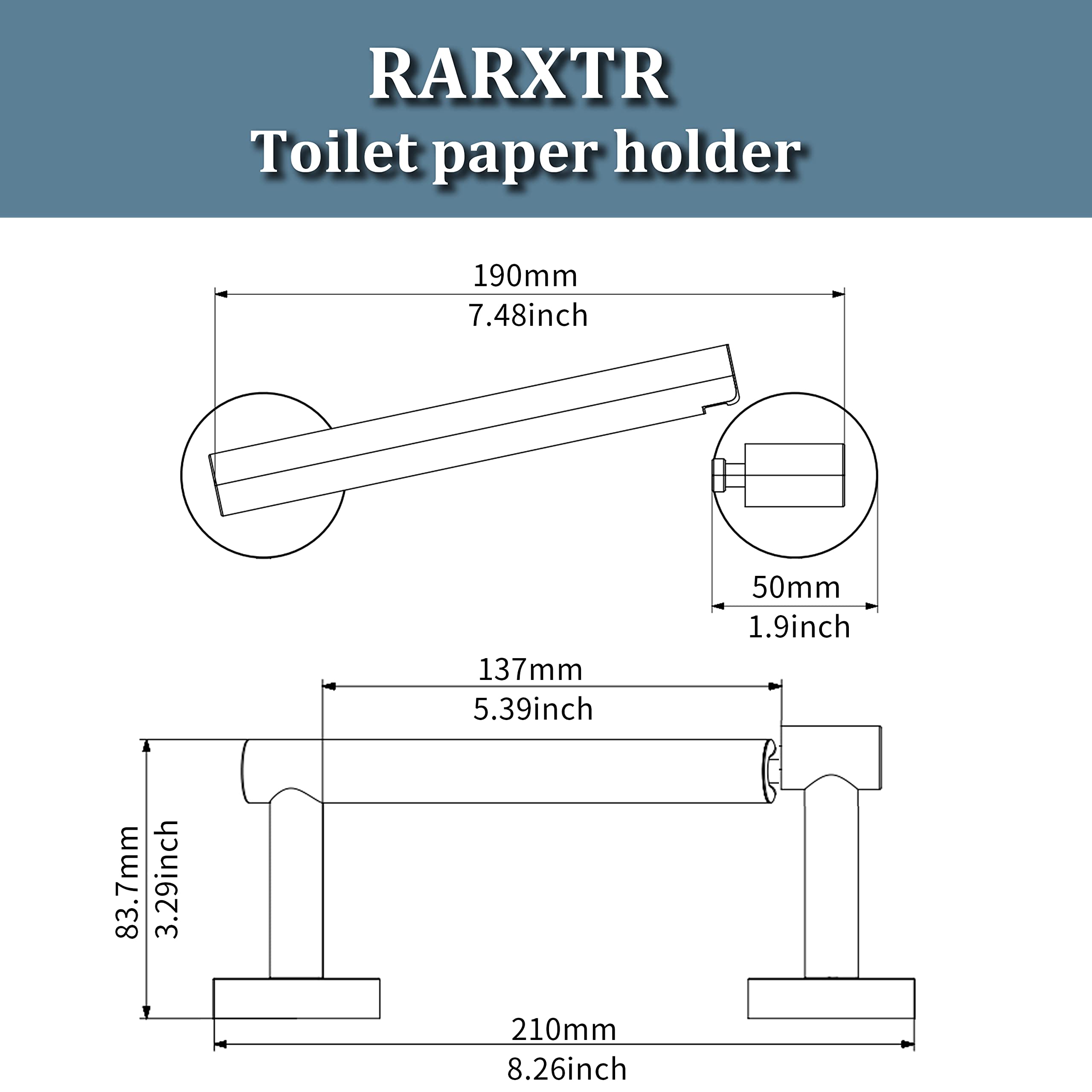 RARXTR RV friendly wall mount stays stable during travel