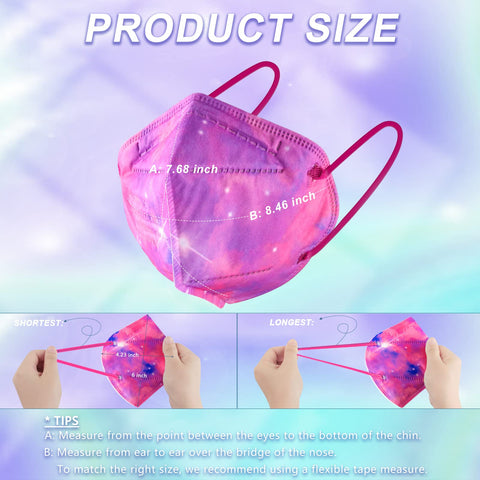 Rasav comfortable KN95 mask with soft inner layer and elastic ear loops