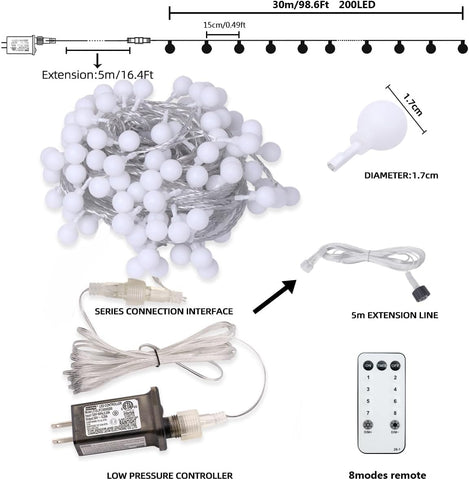 RaThun waterproof IP44 globe lights withstand rain for versatile porch, garden, or balcony use