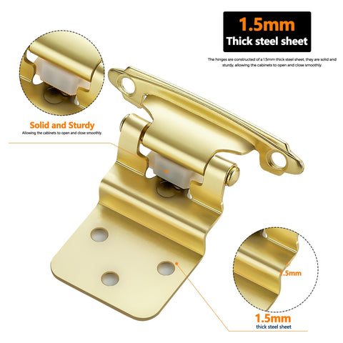 Ravinte 1.5mm rust-resistant stainless steel hinge body emphasizes durability for daily use