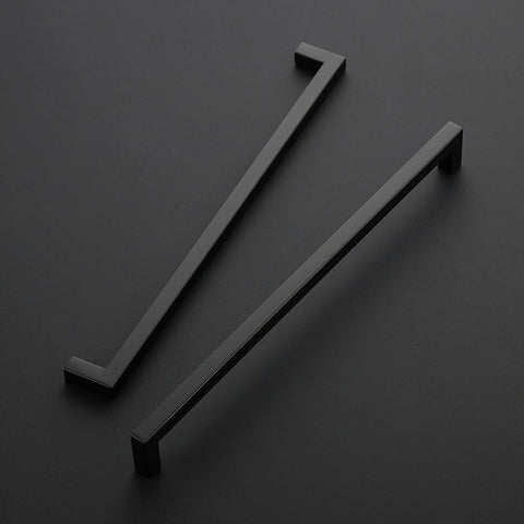 Ravinte 10-pack matte black kitchen pulls for cohesive cabinet hardware.