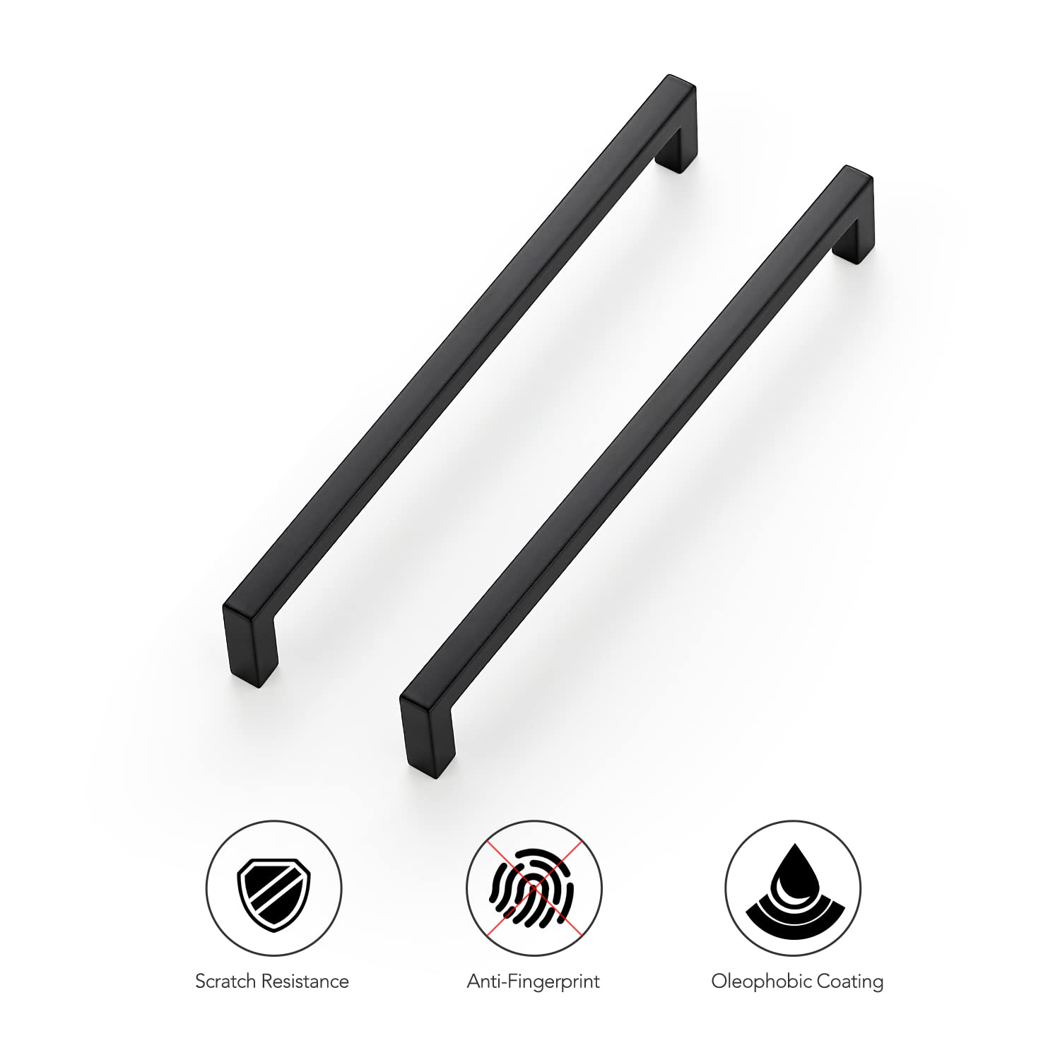 Ravinte 10-piece matte black kit, coordinates with appliances for a cohesive look.