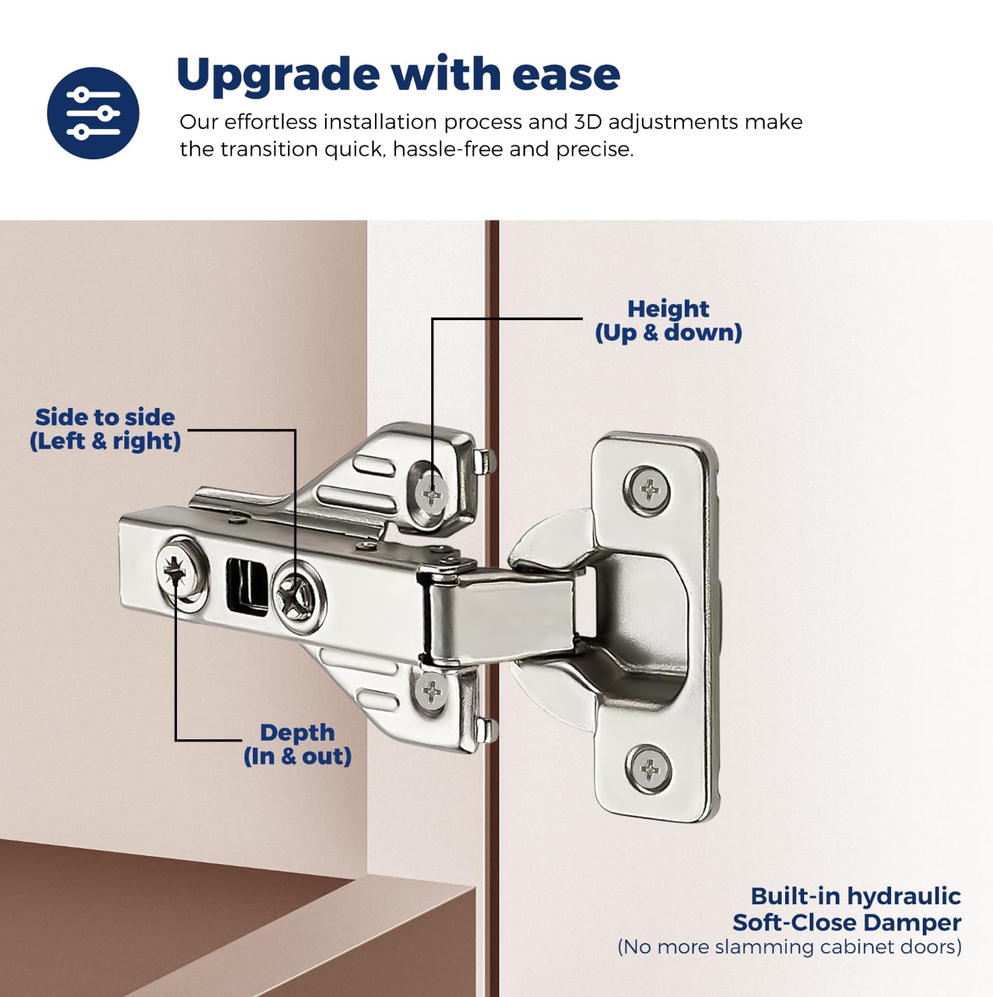 Ravinte four 15.5mm mounting screws included for quick setup