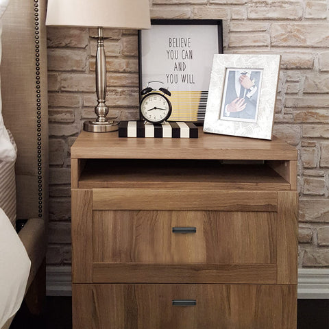 Ravinte 2'' matte black handle between cabinet doors showing clean lines