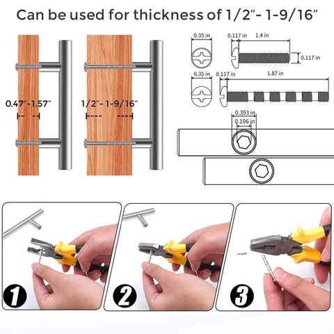 Ravinte hole-center 3-3/4 inch detail for accurate mounting