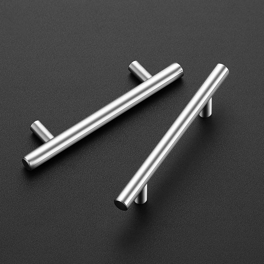 Ravinte 6-inch pulls side profile highlighting slim, durable stainless steel