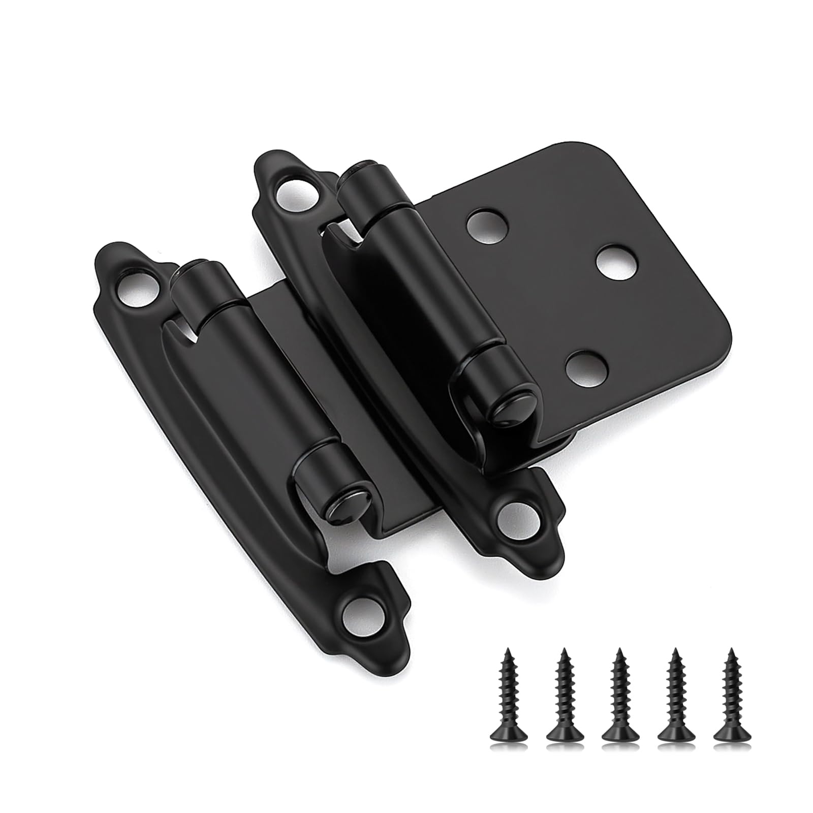 Ravinte 30-pack overlay hinges kit shown for quiet, smooth cabinet closure.