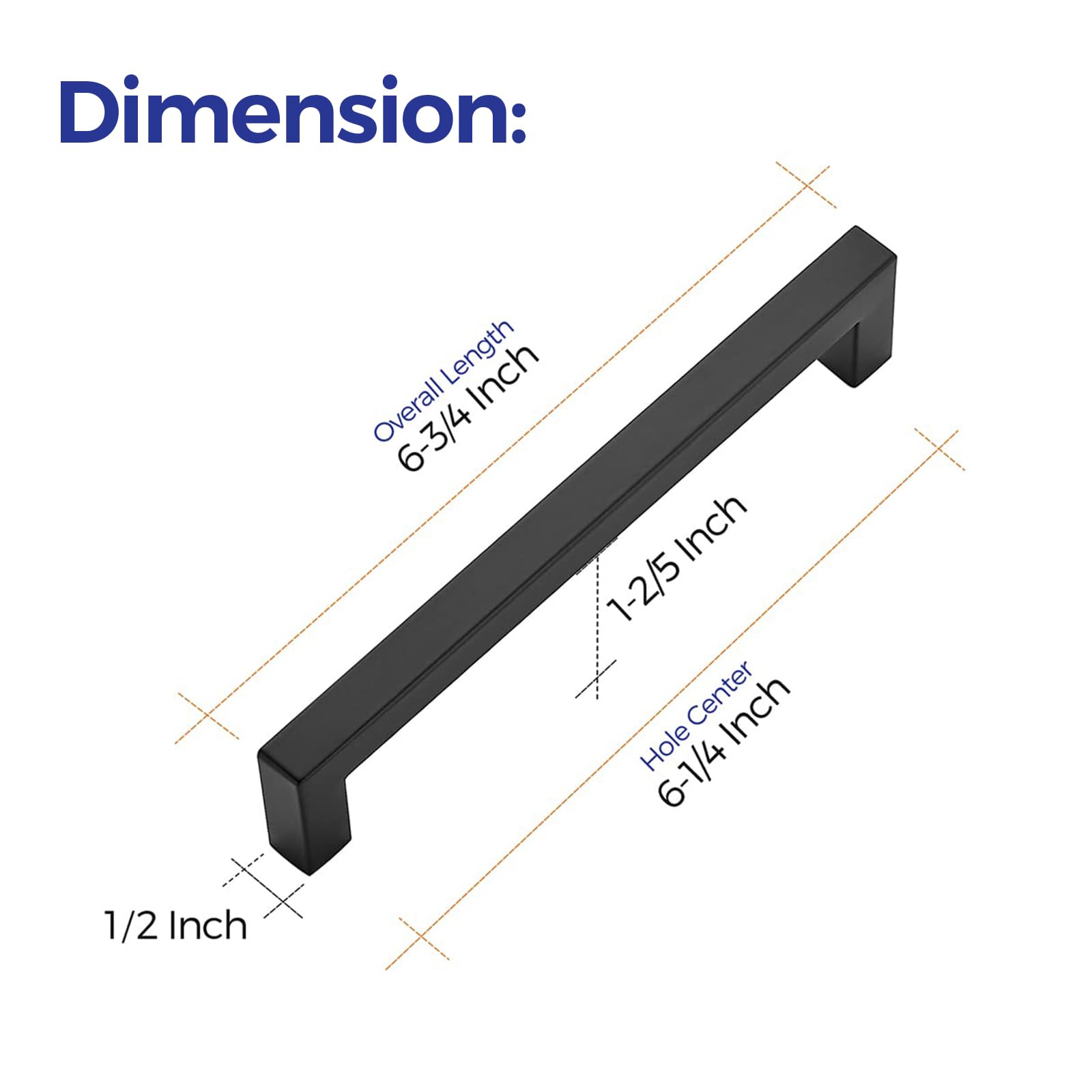 Ravinte 32-pack matte black cabinet hardware for quick updates