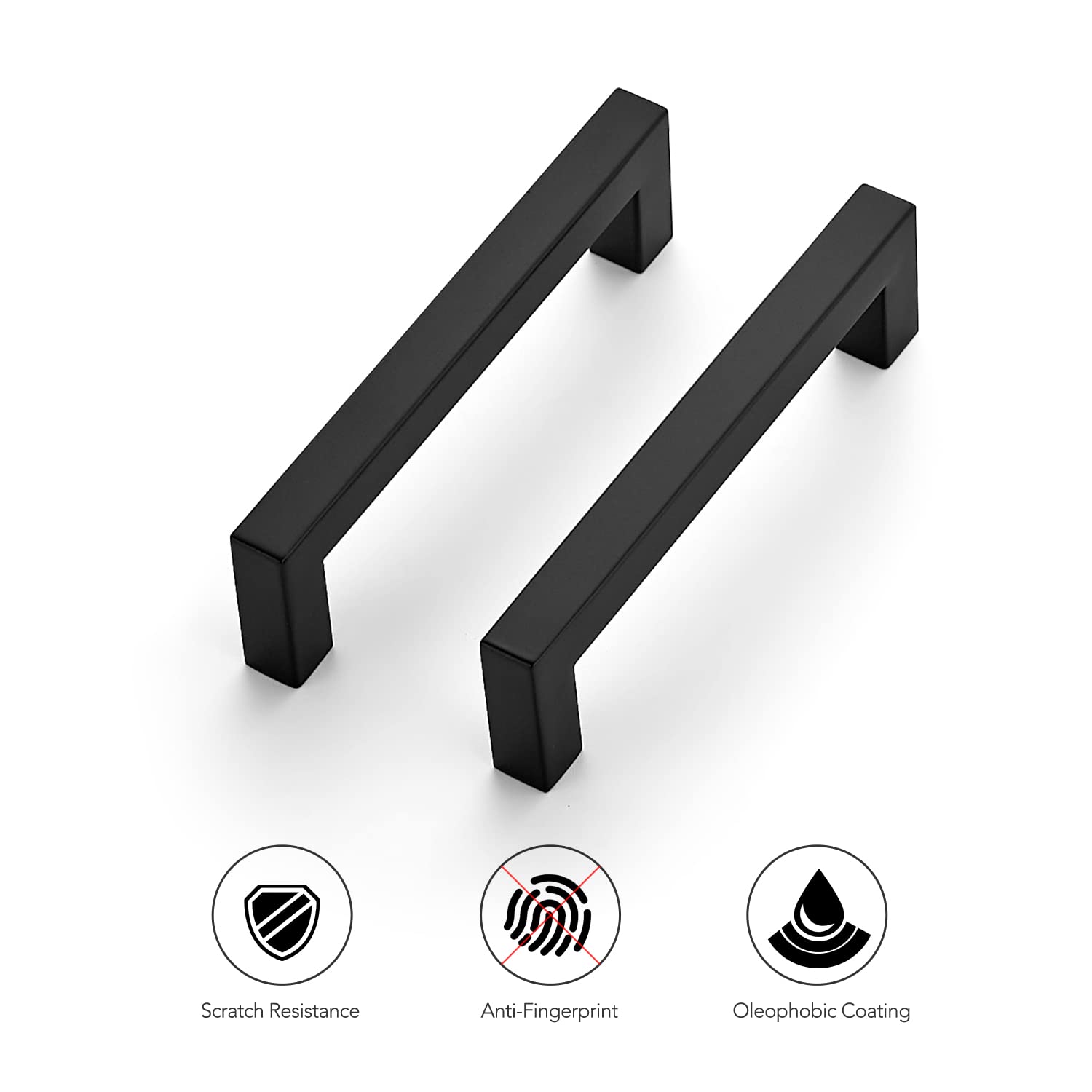 Ravinte black pulls ideal for modern and traditional cabinets