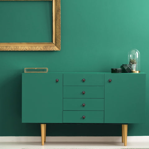 Ravinte bronze-knob drawer-front assembly adds a clean, timeless touch