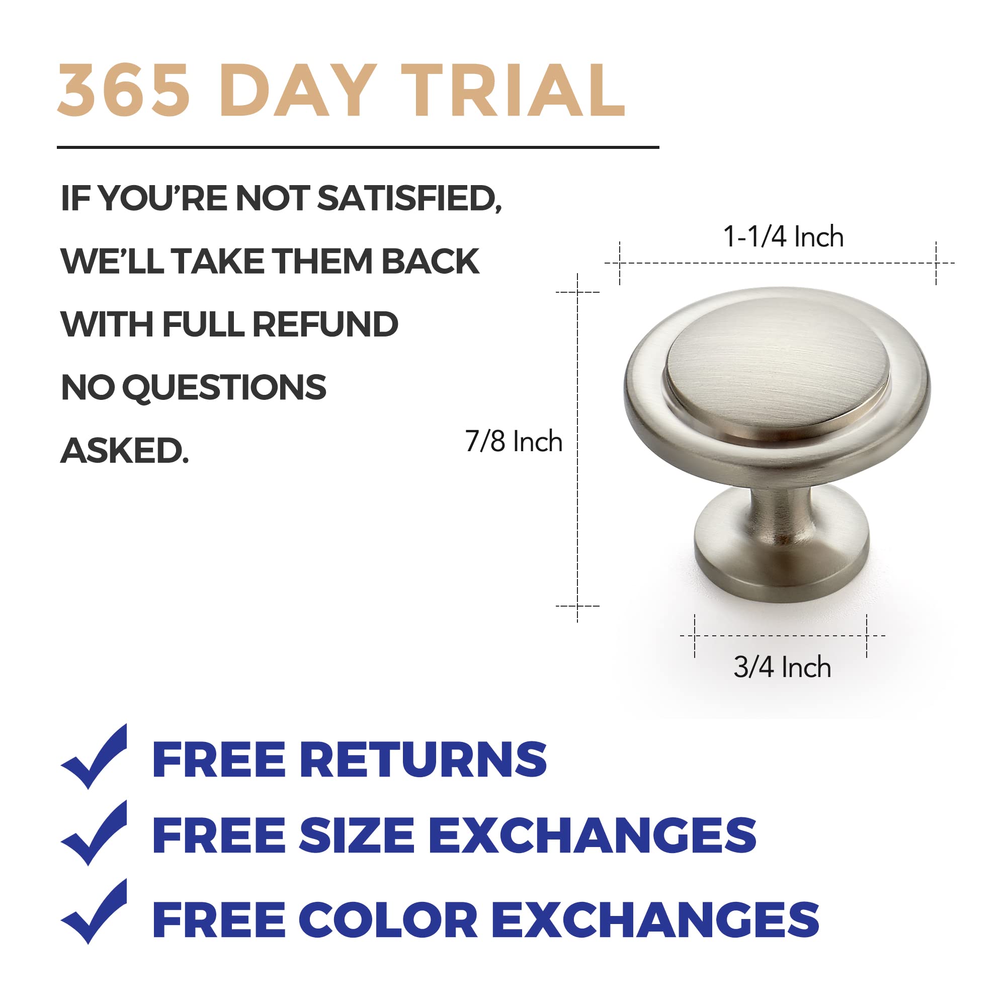 Ravinte cabinet hardware set for cohesive kitchen or bathroom updates
