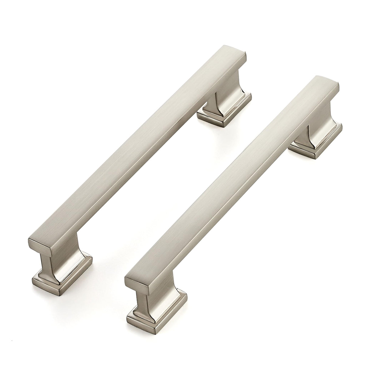 Ravinte hardware brushed nickel cabinet pulls, 6 inch length, for a sleek kitchen upgrade.