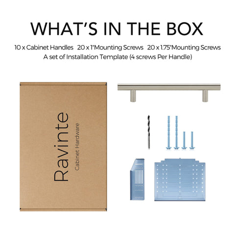Ravinte cabinet pulls closeup revealing comfortable grip and rounded edges