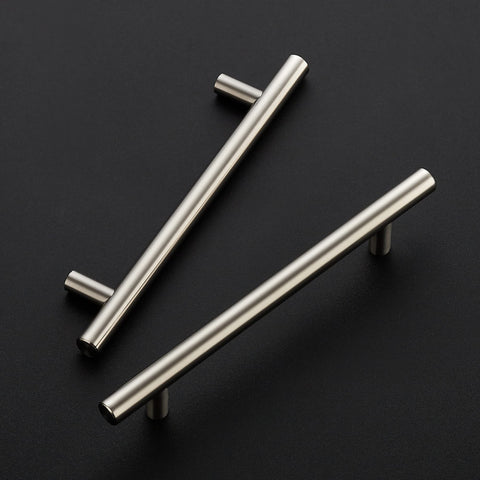 Ravinte cabinet pulls side view highlighting sleek stainless finish for daily durability