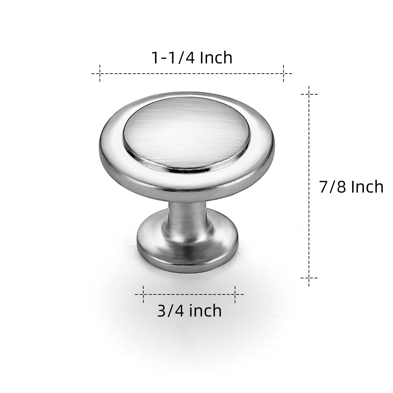 Ravinte brushed nickel drawer handle adds sleek, durable detail.