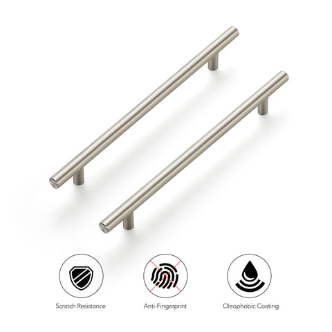 Ravinte brushed nickel texture adds timeless appeal