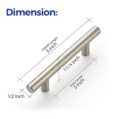 Ravinte 3-inch hole center measurement for easy replacement