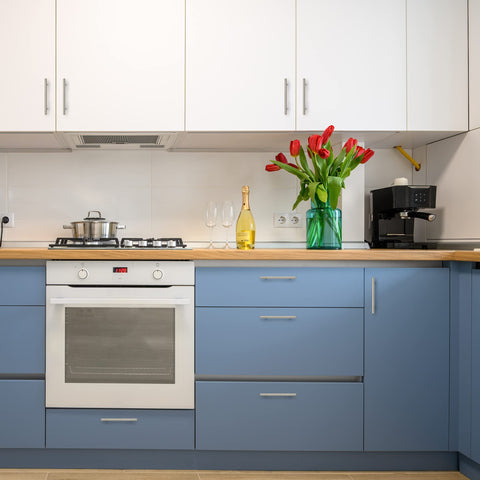 Ravinte cabinet pulls installation steps illustrate quick, low-effort mounting