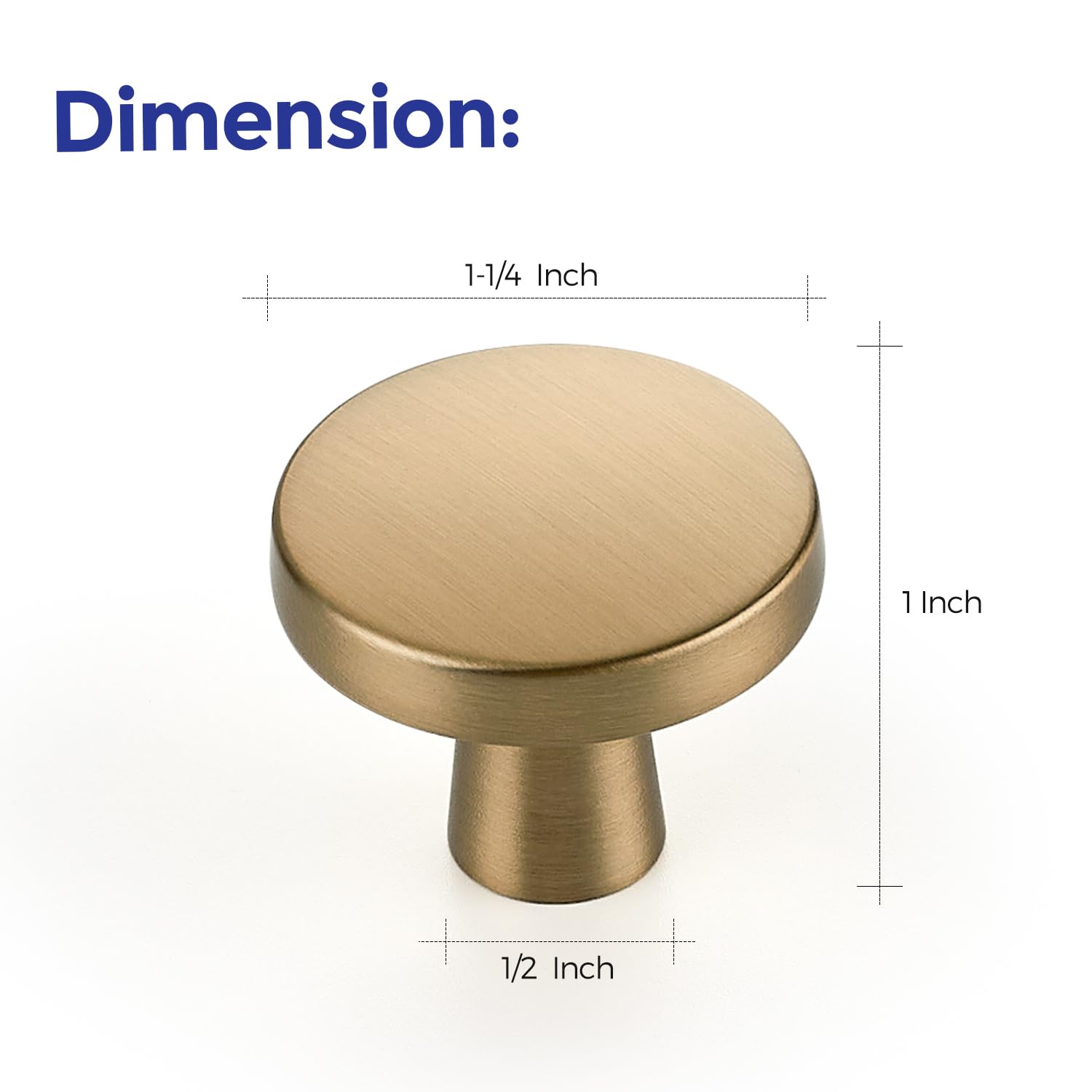 Ravinte knob with included screws for easy installation