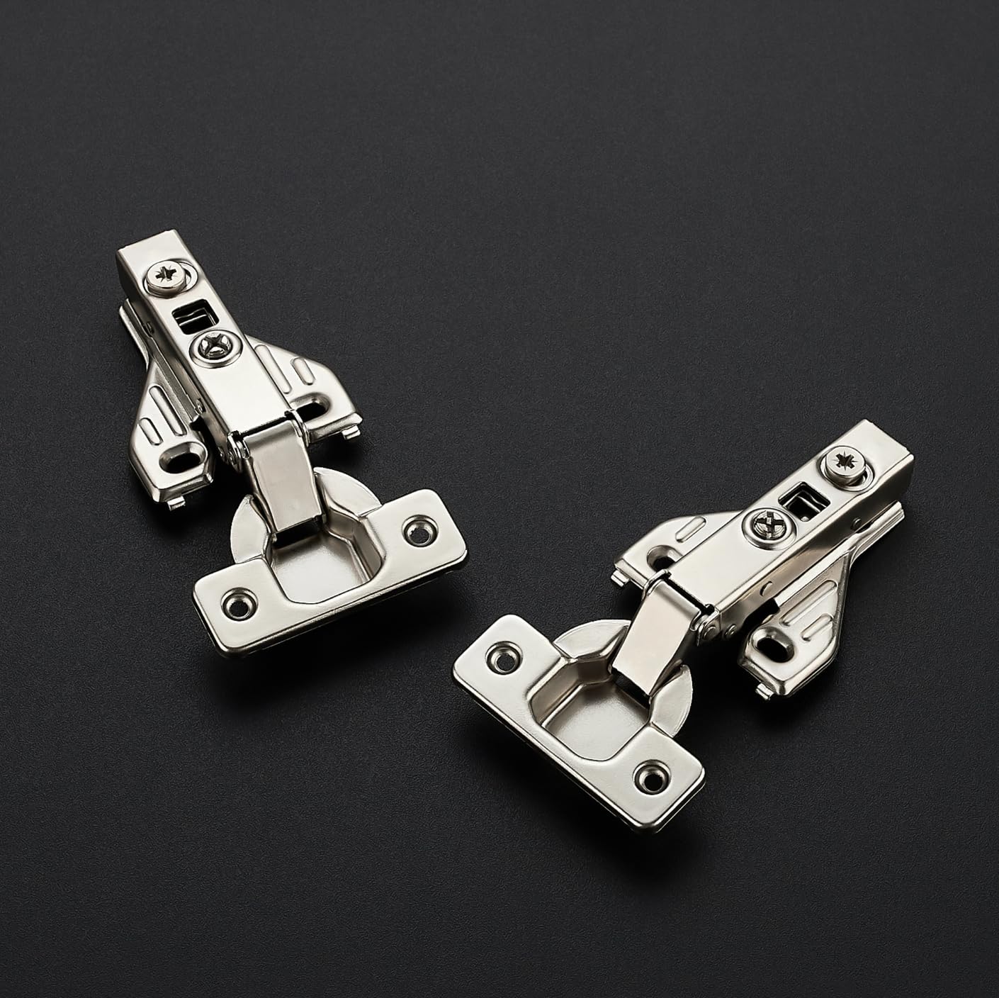 Ravinte concealed hinge with soft-close damper for quiet doors