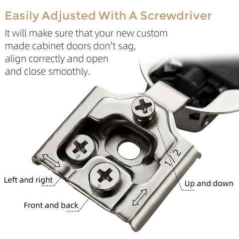 Ravinte concealed hinges for a clean kitchen look