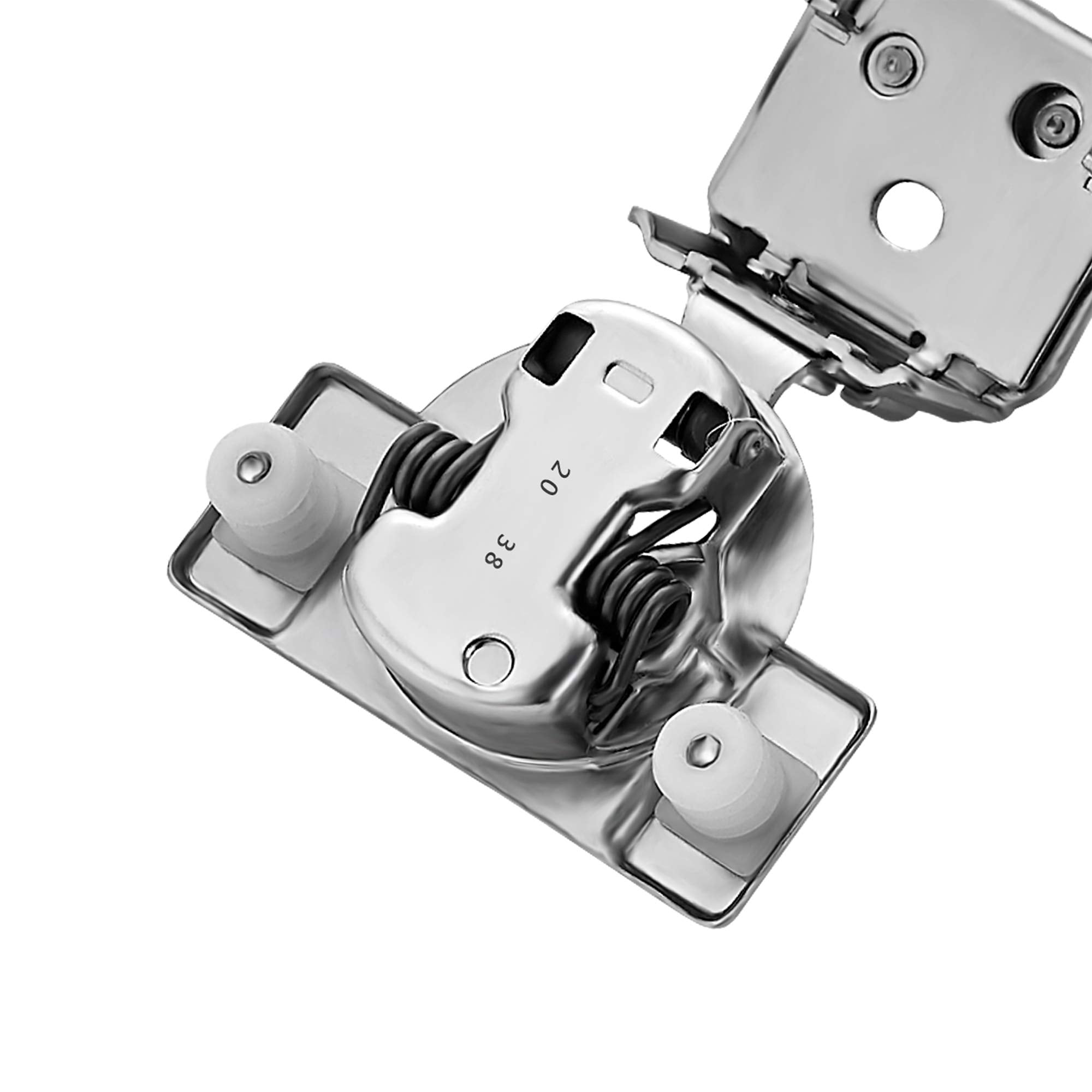 Ravinte hinge cup depth of 11.6mm supports precise mounting