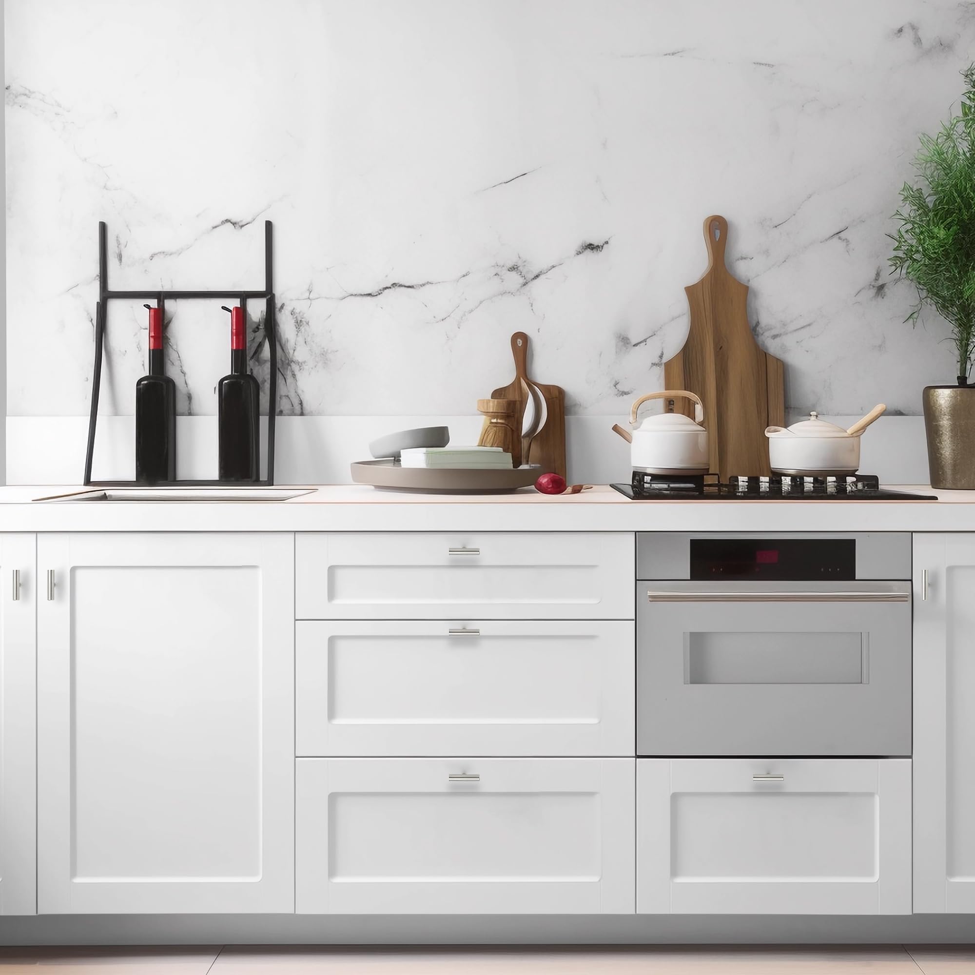 Ravinte Decor includes screws in two lengths for easy install.