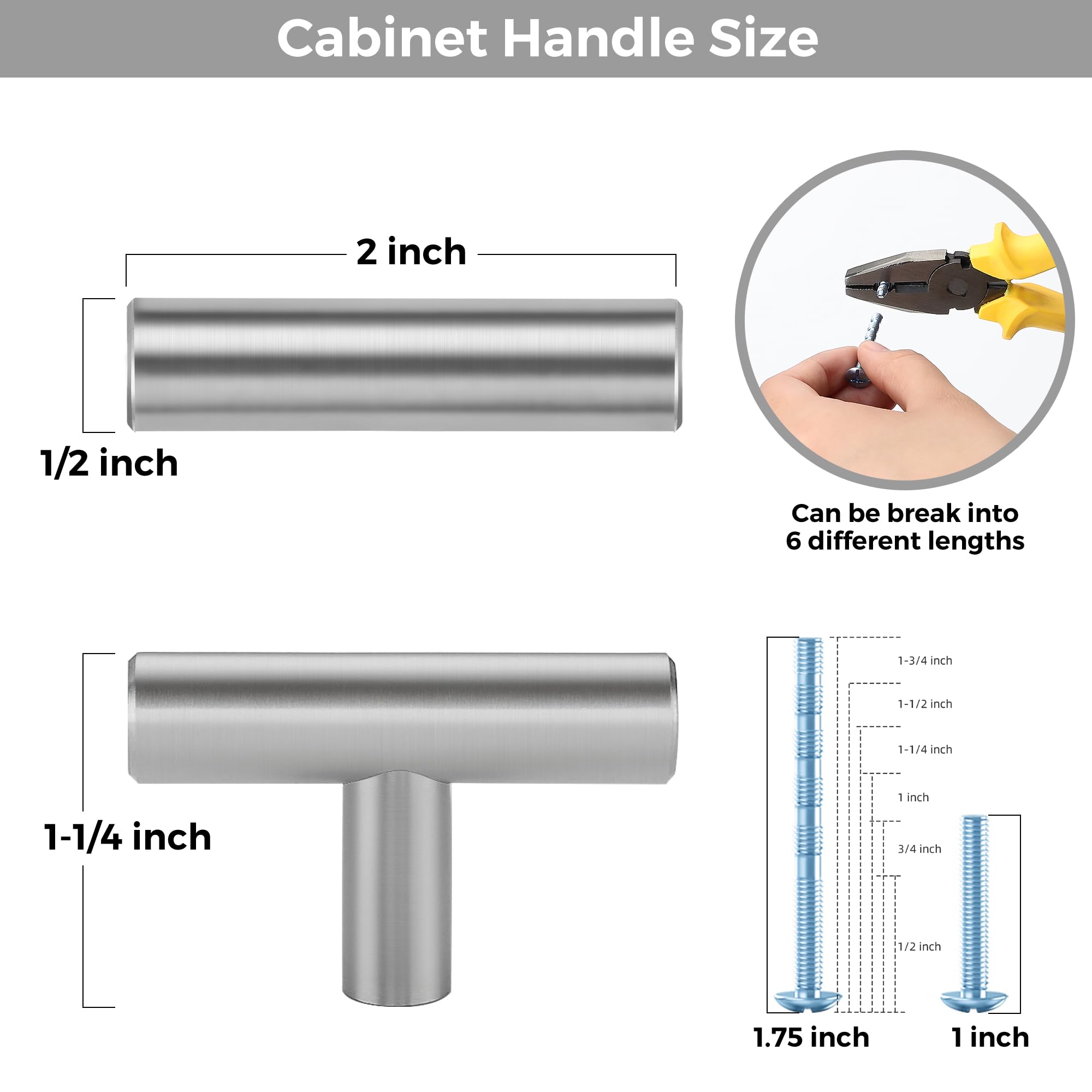 Ravinte Decor stainless steel drawer knob withstands daily use.