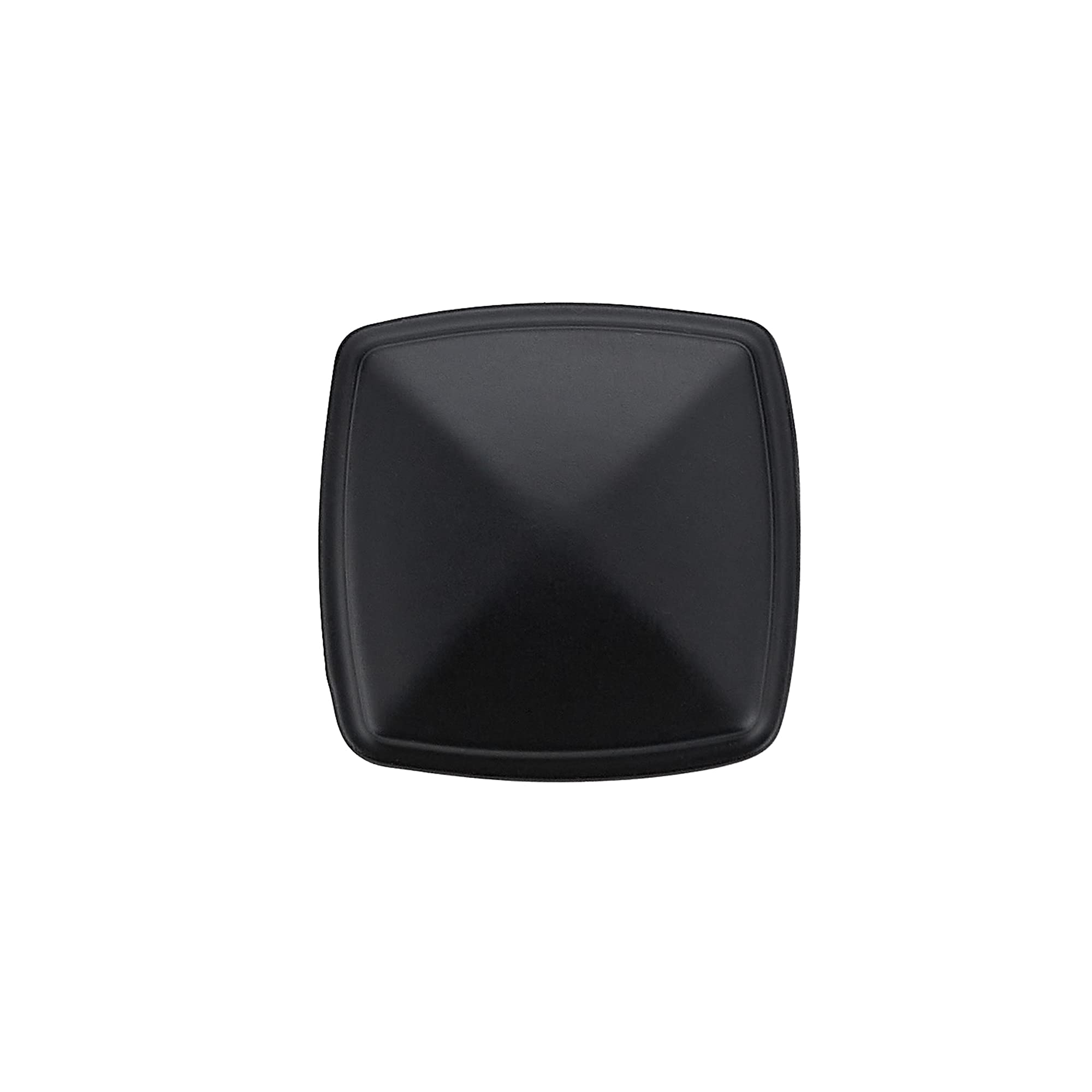 Ravinte detailed matte finish square knob enhances furniture with refined touch
