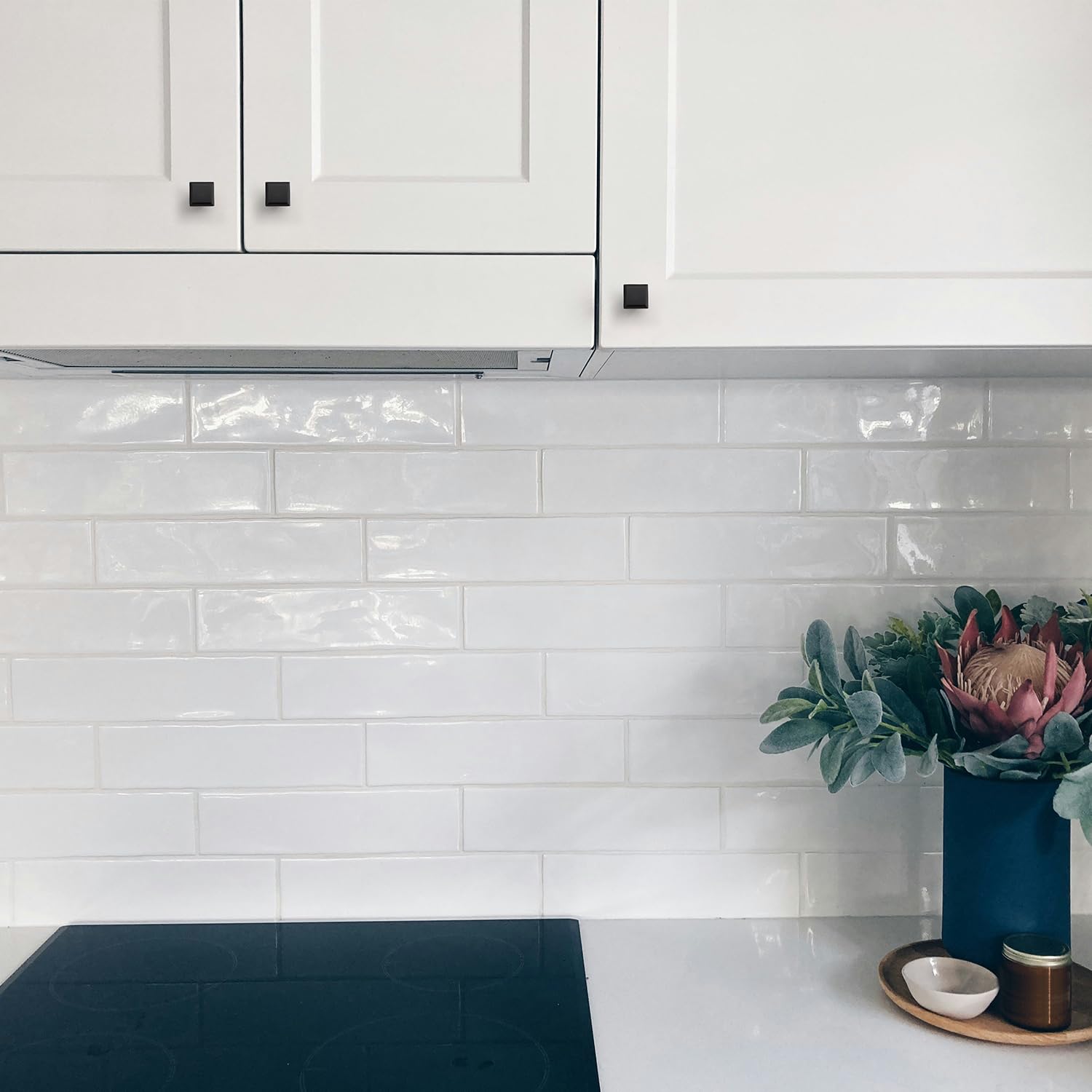 Ravinte drawer pull projection one inch simplifies installation.