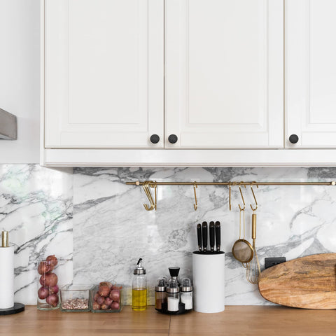 Ravinte included screws simplify fast, secure mounting on cabinets