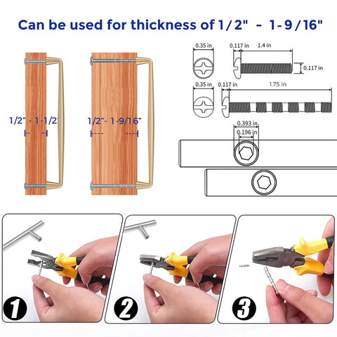 Ravinte easy install with included screws for quick swaps and minimal tools