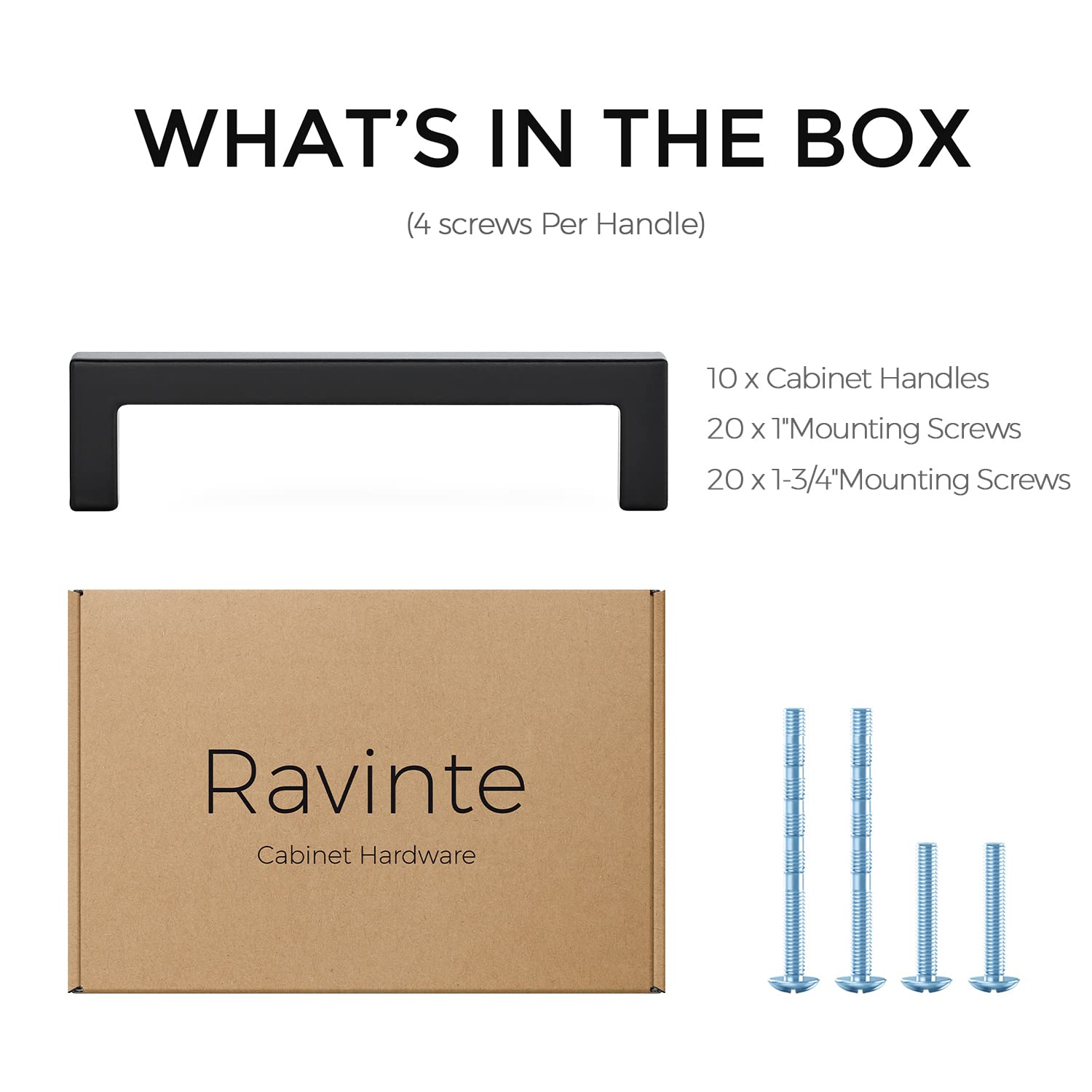 Ravinte fingerprint-resistant pulls keep surfaces tidy in busy spaces.