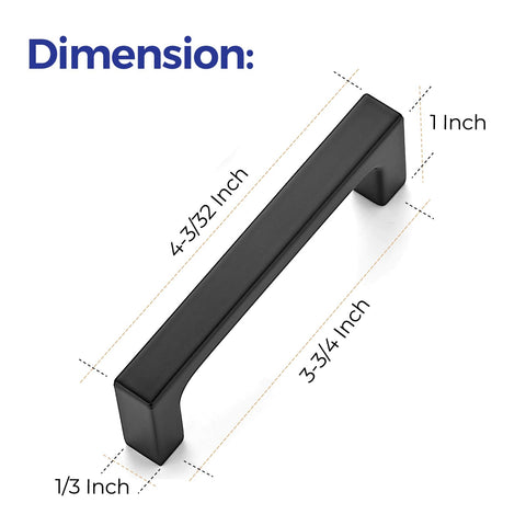 Ravinte flat black drawer pulls suit farmhouse to modern cabinets