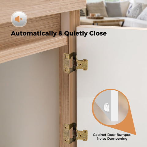 Ravinte half-overlay cabinet door mounted with antique brass hinge in action