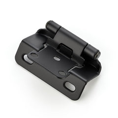 Ravinte half-overlay hinges close smoothly for quiet, precise cabinet access