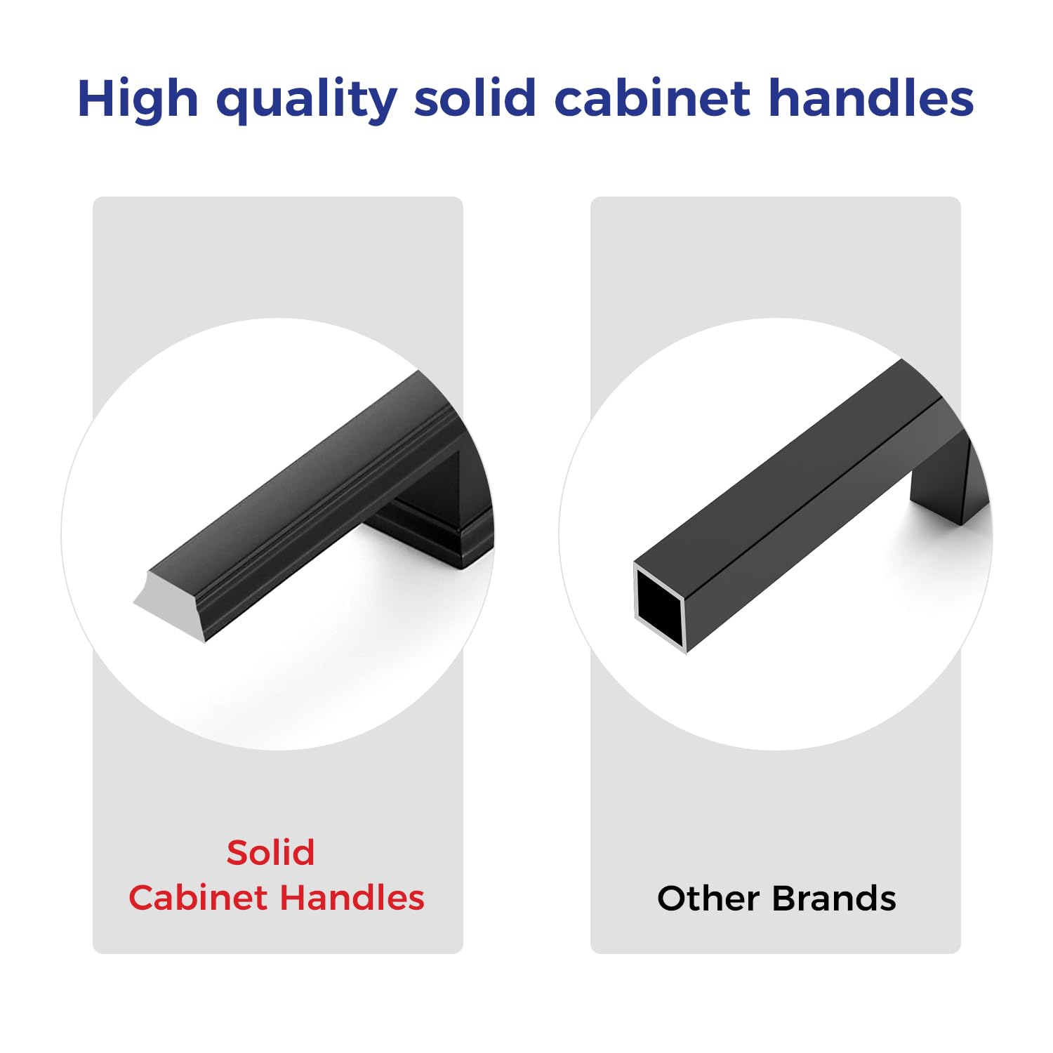 Ravinte 5-inch center cabinet pull suited for replacement in kitchens and dressers.