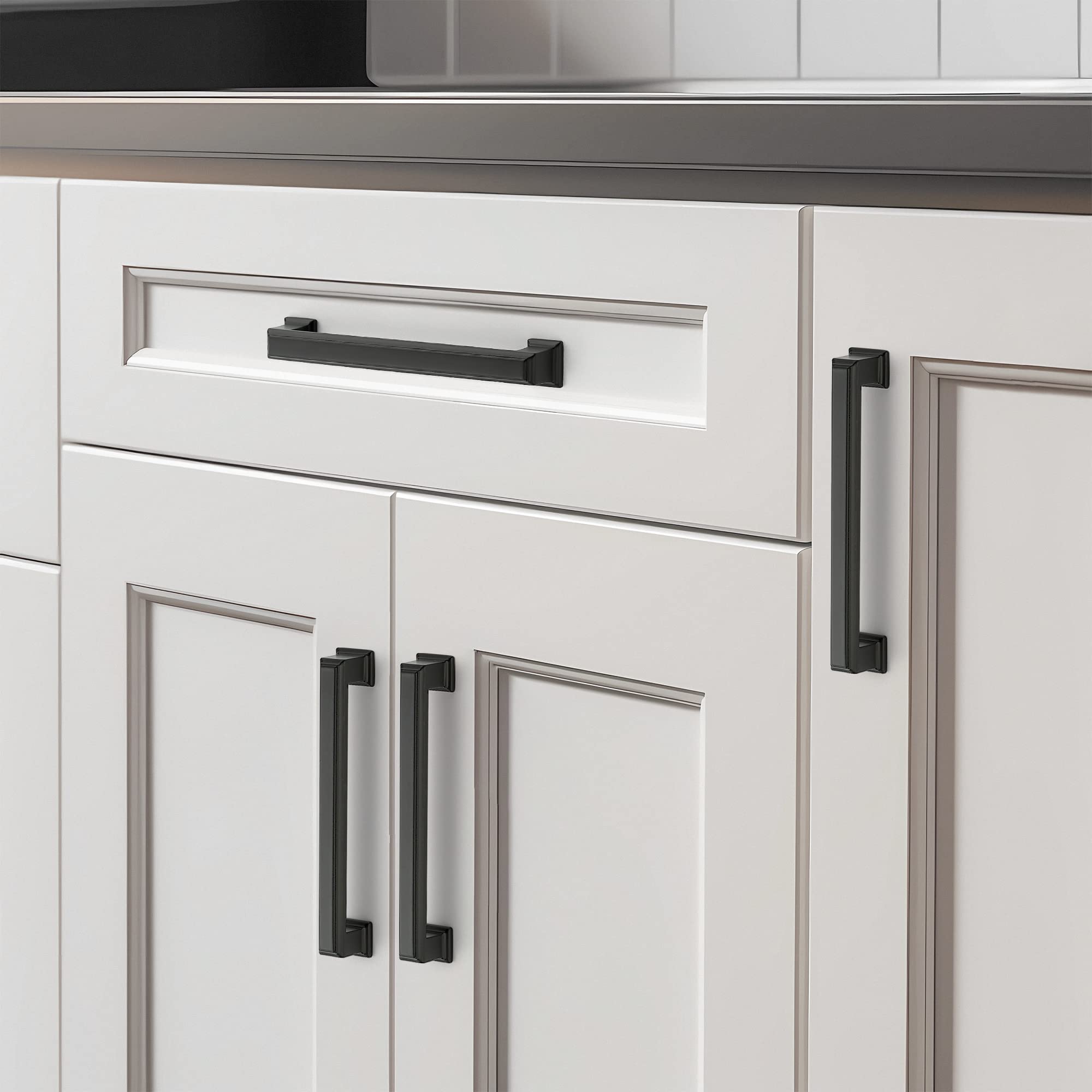 Ravinte kitchen cabinet hardware bulk pack for quick cabinet updates.
