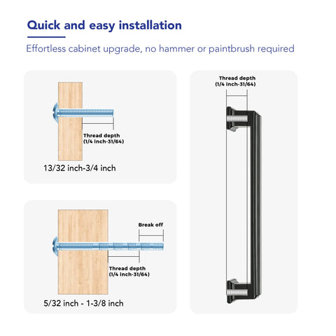 Ravinte square solid metal pull complements modern cabinetry and handles daily use.