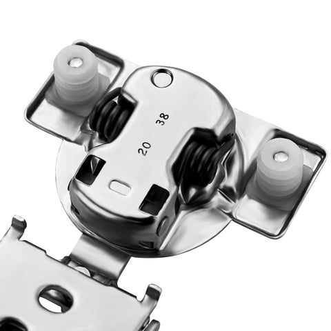 Ravinte heavy-duty steel with nickel finish resists wear.