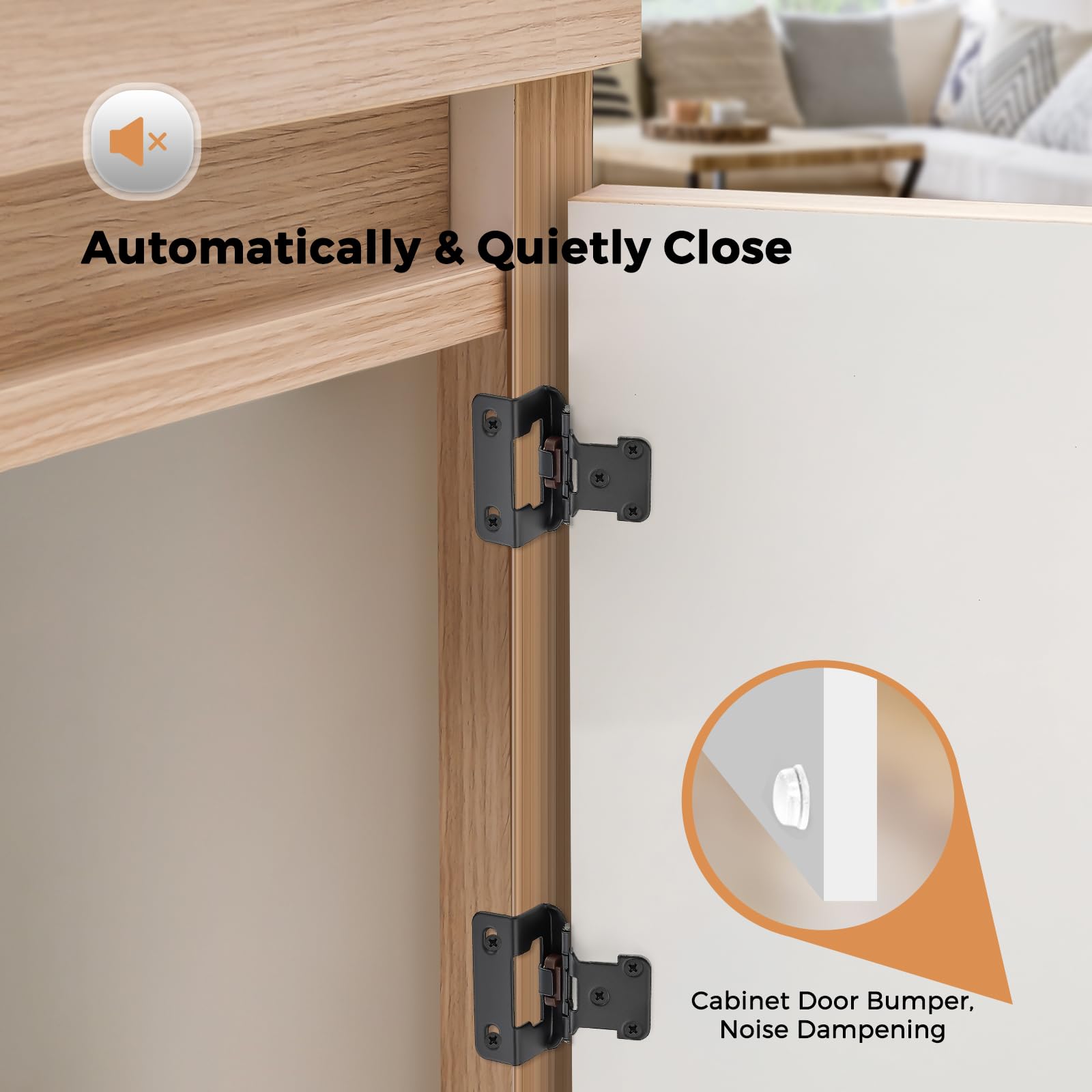 Ravinte included screws and silicone bumpers speed up installation and setup
