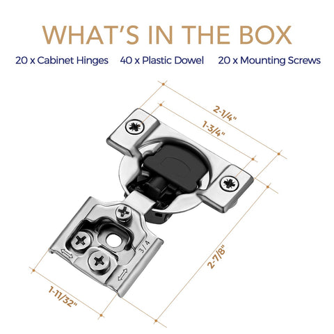 Ravinte hardware kit includes screws and dowels for quick install.