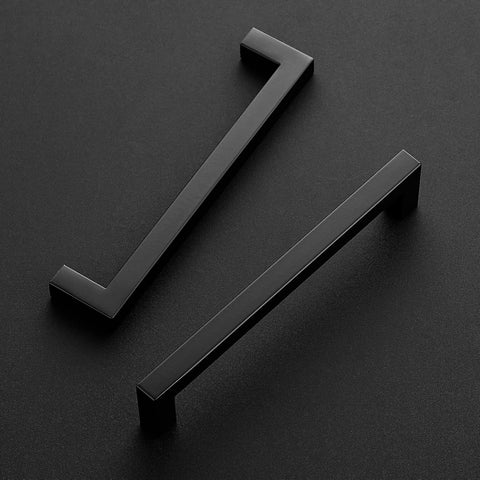 Ravinte drawer pulls in matte black 6-1/4 inch for easy upgrade