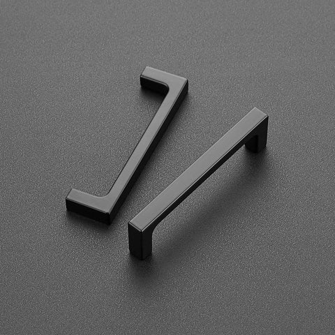 Ravinte cabinet handle with 3-3/4 inch spacing shown on a drawer front for easy replacement.