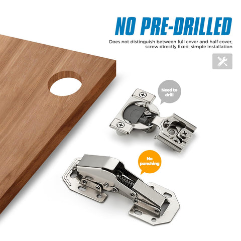 Ravinte long-lasting concealed hinges deliver sturdy performance with a clean look.