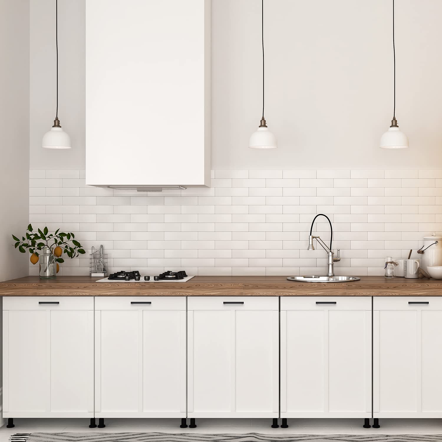 Ravinte matte-black kitchen hardware suitable for various styles