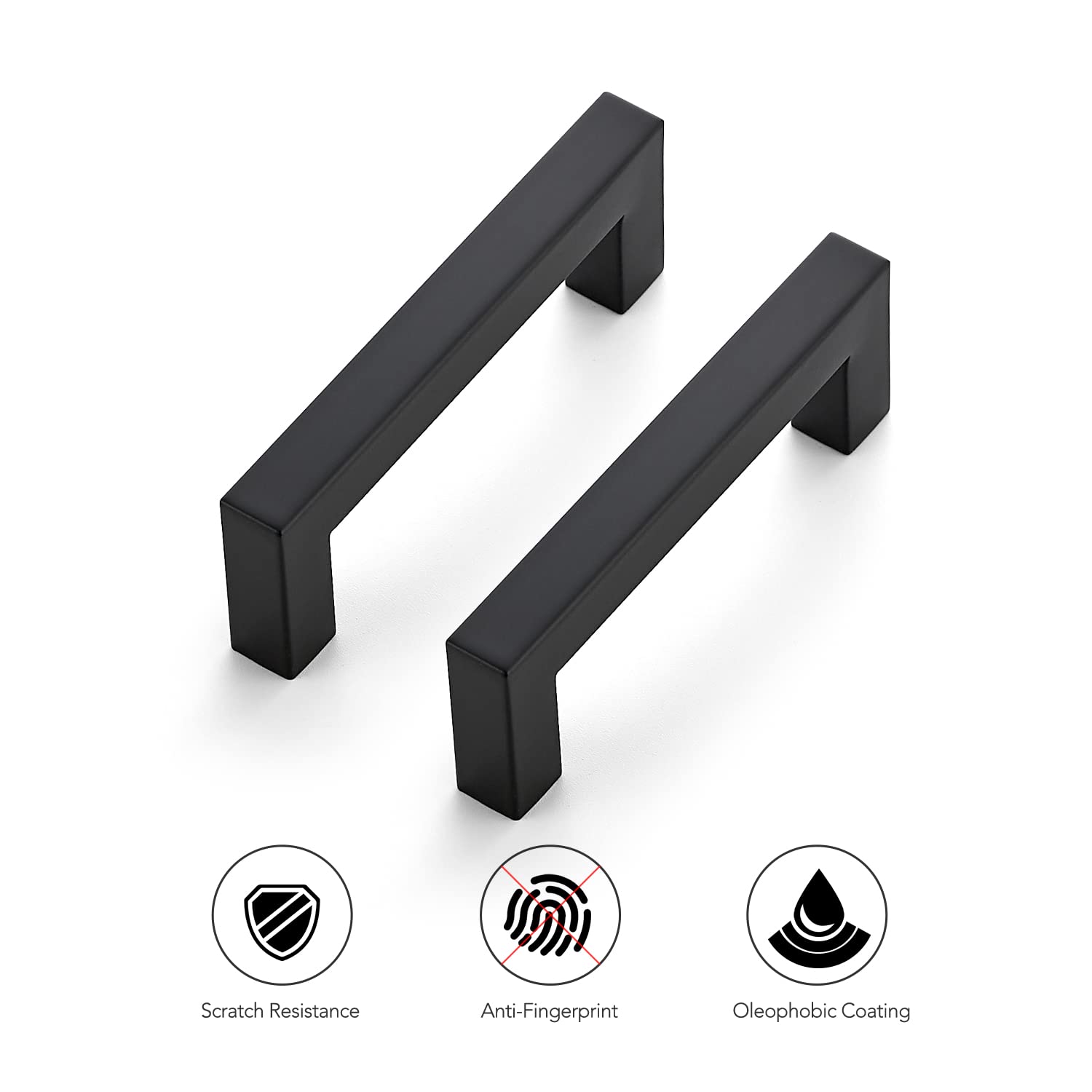 Ravinte matte black pull suits farmhouse to contemporary kitchen styles