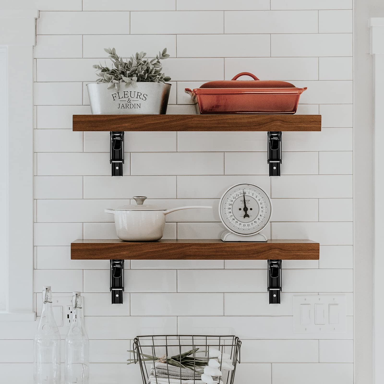 Ravinte suitable for laundry stations, workbenches, desks, and extra counter space.