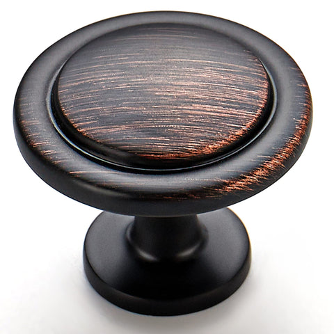 Ravinte oil-rubbed bronze knobs closeup highlighting rich finish for cabinets