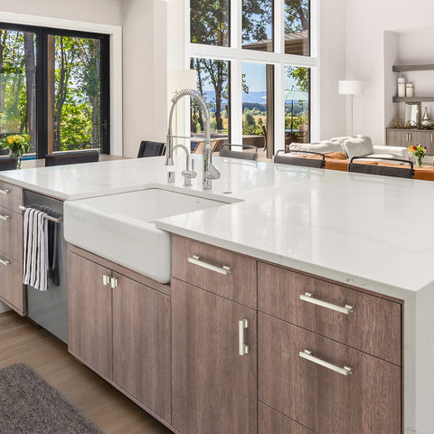 Ravinte pack of 10 pulls lets you update multiple cabinets cohesively.